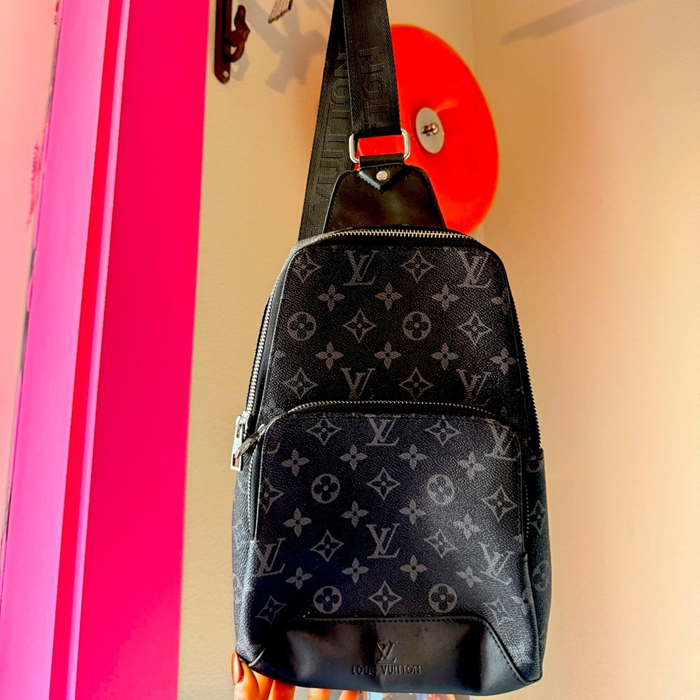 Louis Vuitton Black Monogram CrossBody Belt Bag